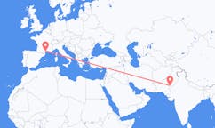Flights from Rahim Yar Khan, Pakistan to Béziers, France