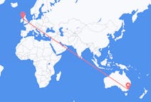 Flights from Merimbula, Australia to Belfast, Northern Ireland
