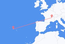 Flights from Pico Island, Portugal to Lyon, France