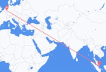 Flyreiser fra Tanjung Pinang, Indonesia til Köln, Tyskland