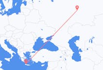 Flights from Nizhnekamsk, Russia to Chania, Greece
