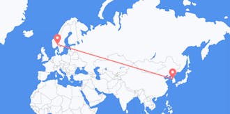 Flyreiser fra Sør-Korea til Norge