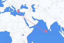 Flights from Kudahuvadhoo, Maldives to Chania, Greece