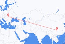 Flyg från Chongqing, Kina till Satu Mare, Rumänien