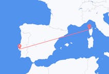 Flyrejser fra Lissabon, Portugal til Calvi, Frankrig