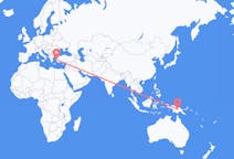 Flyreiser fra Tari, Papua Ny-Guinea til Izmir, Tyrkia