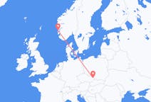 Flyreiser fra Stord, Norge til Ostrava, Tsjekkia