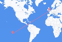 Flights from Totegegie, French Polynesia to Southampton, England