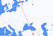 Flyreiser fra Tallinn, Estland til Sanliurfa, Tyrkia