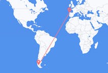 Рейсы из Пуэрто-Наталеса, Чили в Ла-Корунья, Испания
