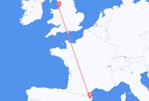 Flyrejser fra Girona, Spanien til Liverpool, England