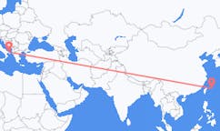 Flyreiser fra Miyakojima, Japan til Brindisi, Italia
