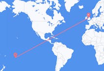 Flyg från Rarotonga, Cooköarna till Manchester, Cooköarna