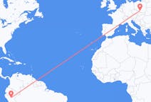 Flyg från Tarapoto, Peru till Katowice, Polen