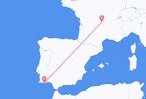 Vluchten van Clermont-Ferrand, Frankrijk naar Faro, Napoli, Portugal