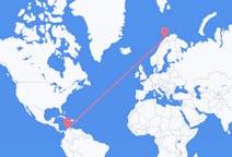 Flyreiser fra Barranquilla, til Tromsö