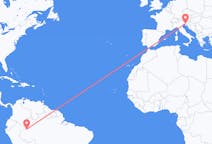 Flyrejser fra Leticia, Amazonas, Colombia til Trieste, Italien