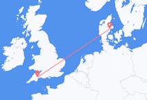 Loty z miasta Exeter do miasta Aarhus