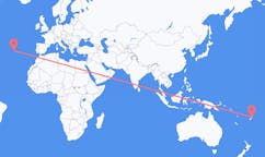 Flights from Labasa, Fiji to Horta, Azores, Portugal