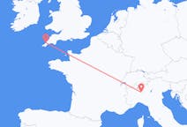Flyrejser fra Milano, Italien til Newquay, England