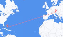 Flights from San Salvador Island, the Bahamas to Klagenfurt, Austria