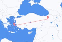 Fly fra Erzurum til Ikaria