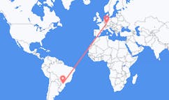 브라질 구아라푸아바에서 출발해 독일 카를스루에로(으)로 가는 항공편