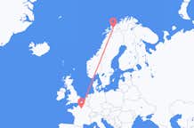 Voli da Bardufoss, Norvegia to Parigi, Francia
