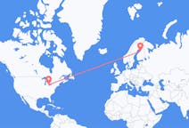 Flights from Detroit to Oulu