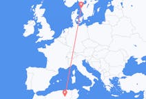 Flights from Biskra, Algeria to Gothenburg, Sweden