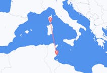Vluchten van Sfax naar Figari
