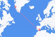 Flights from Nuuk, Greenland to Melilla, Spain