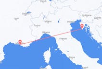 Flyreiser fra Pula, Kroatia til Marseille, Frankrike