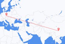 Flyg från Chengdu till Prag