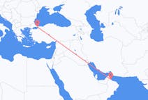 Flights from Sohar, Oman to Istanbul, Turkey