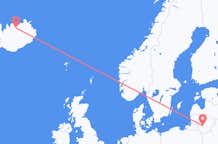 Flyrejser fra Akureyri til Kaunas