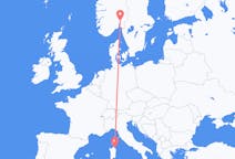 Flights from Olbia, Italy to Oslo, Norway