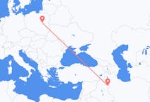 Flyreiser fra Suleimania, Irak til Warszawa, Polen