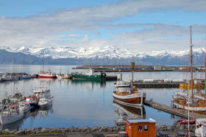 Stugor i Húsavík, Island