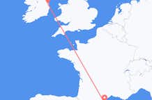 Flyrejser fra Perpignan, Frankrig til Dublin, Irland