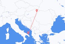 Flyreiser fra Debrecen, Ungarn til Brindisi, Italia