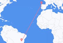 Flyg från Montes Claros, Brasilien till La Coruña, Spanien