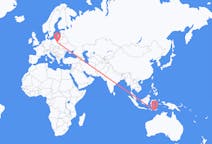 印度尼西亚出发地 古邦飞往印度尼西亚目的地 华沙的航班