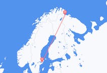 Flyg från Kirkenes, Norge till Stockholm, Sverige