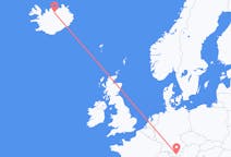 Flights from Innsbruck, Austria to Akureyri, Iceland