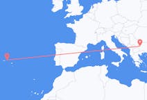 Loty z Sofia, Bułgaria do Terceira, Portugalia