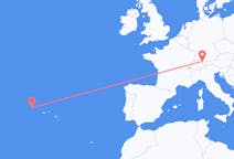 Flights from Thal, Switzerland to Flores Island, Portugal