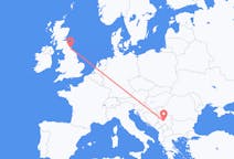 Flights from Kraljevo, Serbia to Newcastle upon Tyne, the United Kingdom