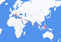 Flyrejser fra Luwuk, Indonesien til Catania, Italien