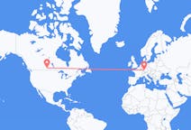 Flyg från Regina, Saskatchewan, Kanada till Stuttgart, Tyskland